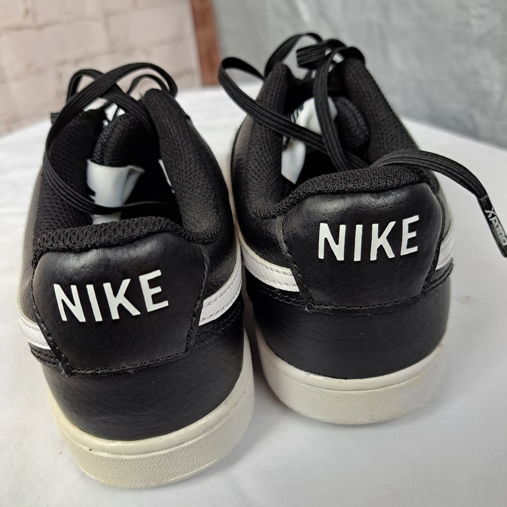 Nike Court Vision Low Black White Sneakers - Picture 4 of 9